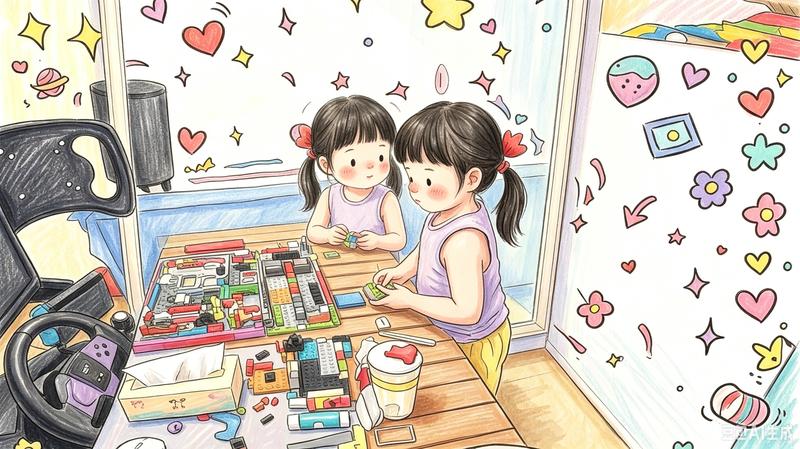 镜子里的松果：三岁孙女的「两个我」