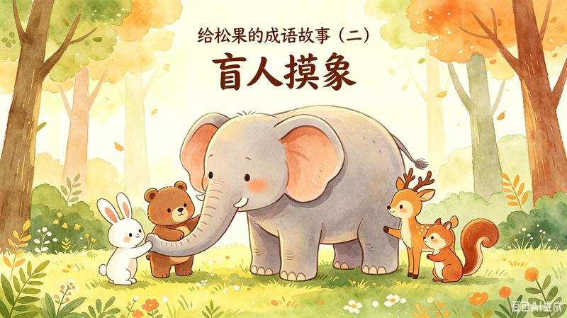 松果的成语故事（二）盲人摸象