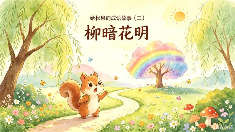松果的成语故事（三）柳暗花明